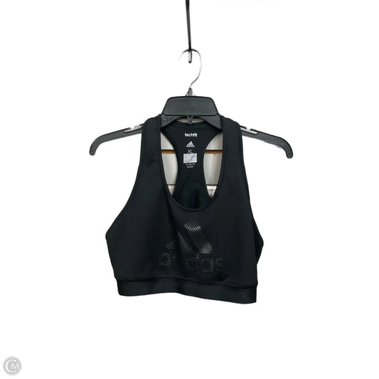 Athletic Bra By Adidas In Black, Size: Xl