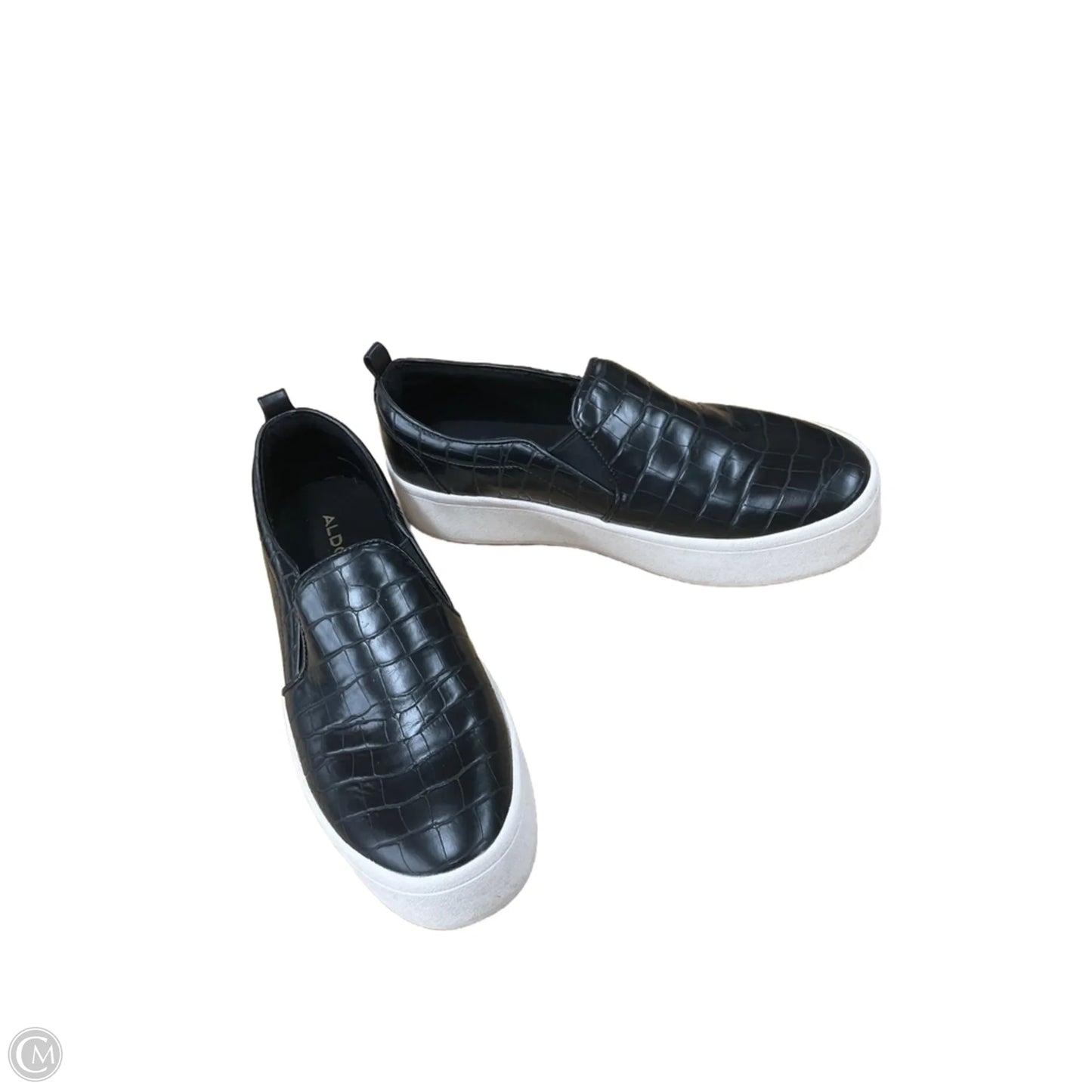 Shoes Sneakers By Aldo In Black & White, Size: 9