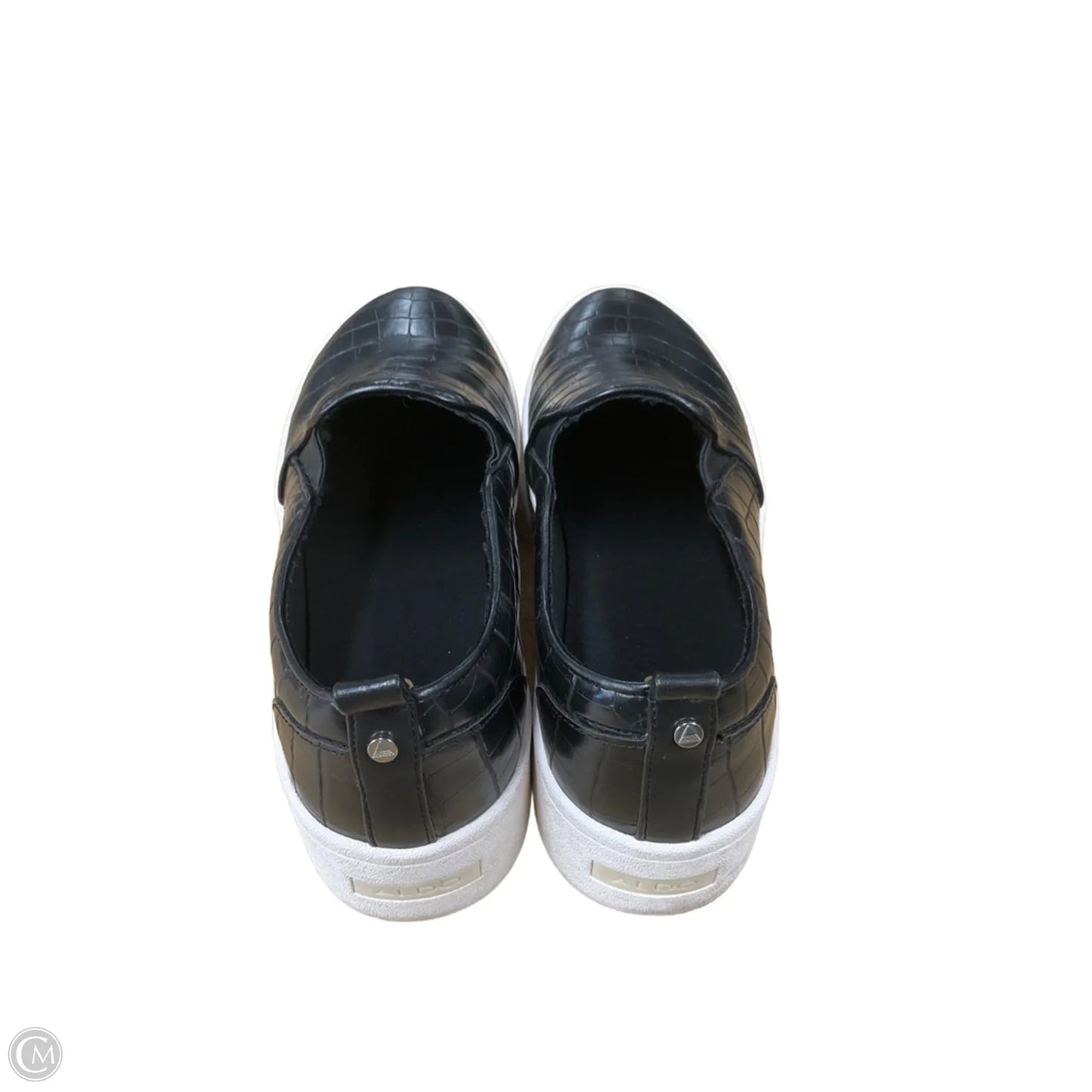 Shoes Sneakers By Aldo In Black & White, Size: 9