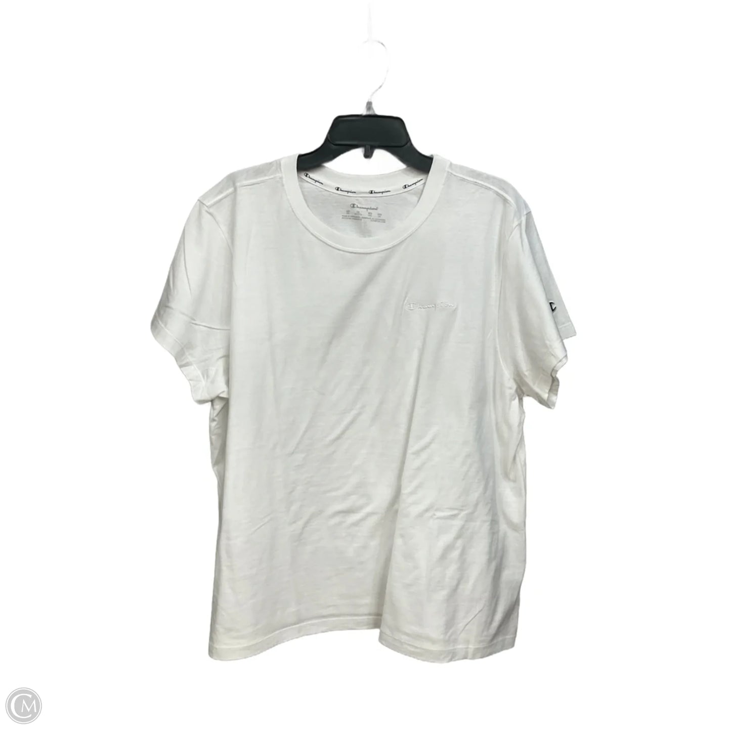Top Short Sleeve Basic By Champion In White, Size: 2x