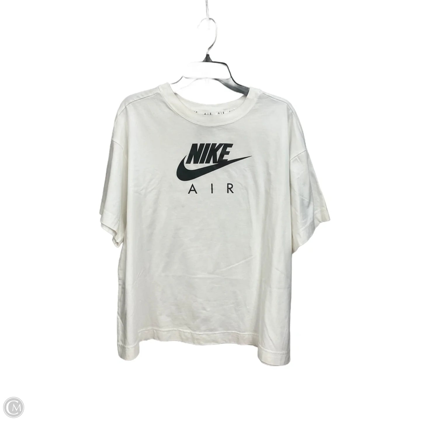 Top Short Sleeve Basic By Nike Apparel In White, Size: 1x
