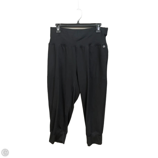 Athletic Capris By Livi Active In Black, Size: L