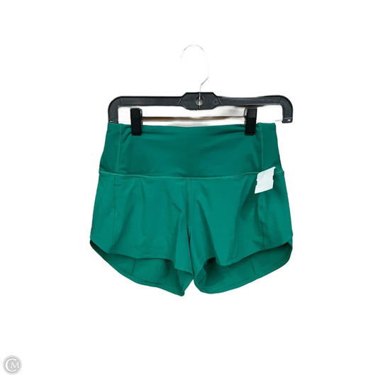 Athletic Shorts By Lululemon In Green, Size: Xs