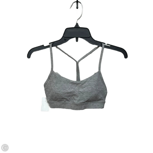 Athletic Bra By Lululemon In Grey, Size: S