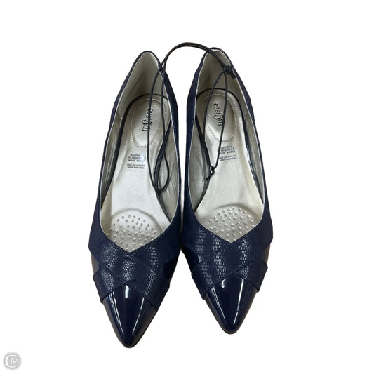 Shoes Heels Kitten By East 5th In Navy, Size: 8.5