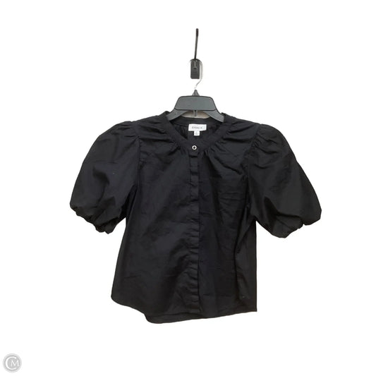 Top Short Sleeve By Evereve In Black, Size: L