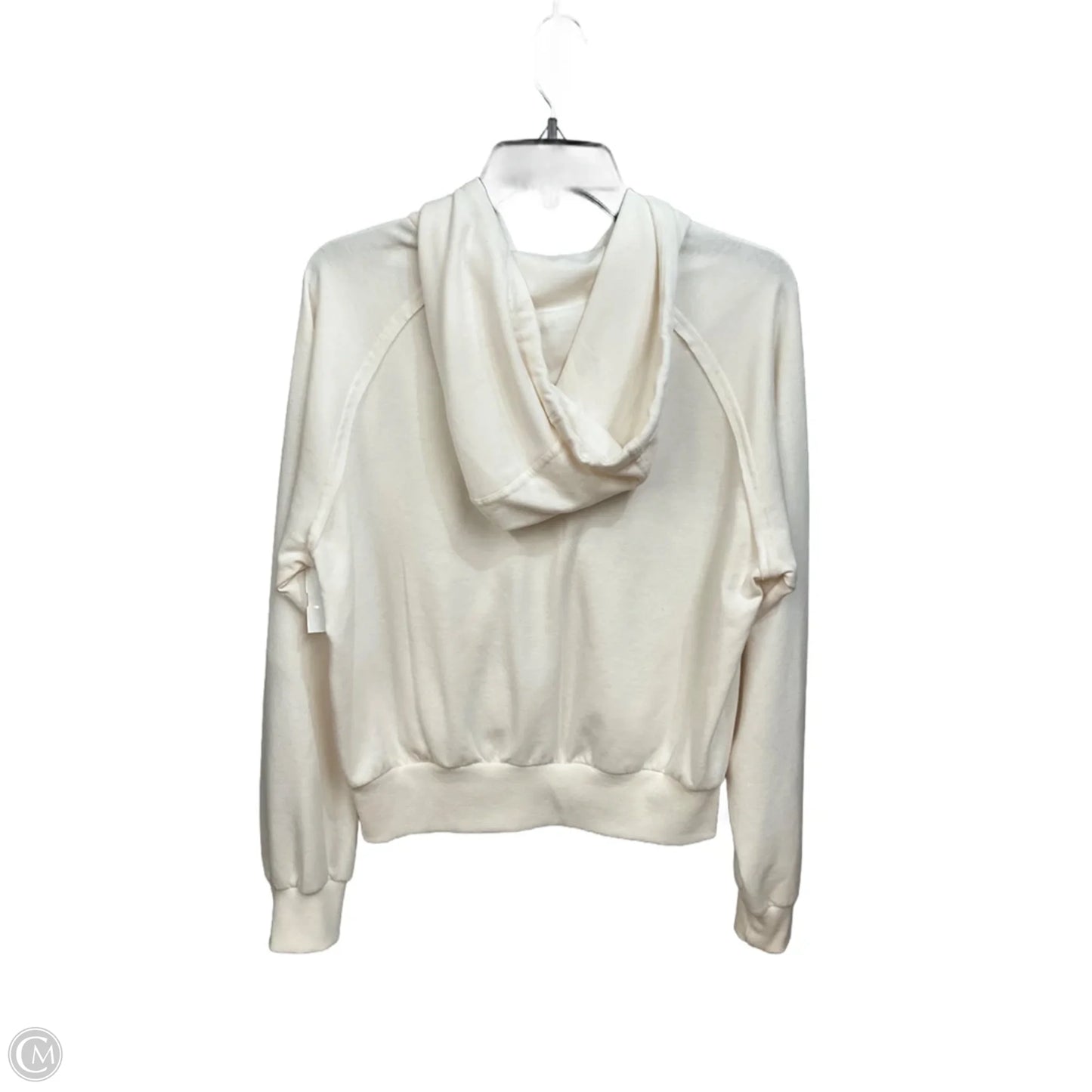 Athletic Jacket By 90 Degrees By Reflex In Cream, Size: M