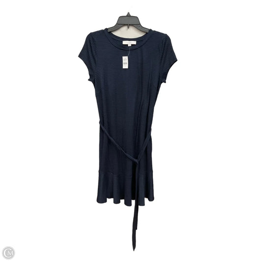 Dress Casual Midi By Loft In Navy, Size: M