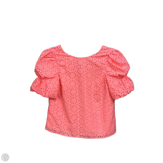 Top Short Sleeve Designer By Lilly Pulitzer In Pink, Size: Xxs