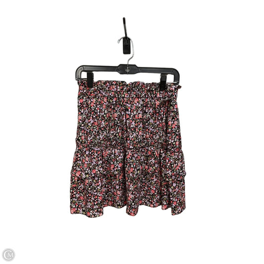 Skirt Mini & Short By Cmc In Floral Print, Size: 8