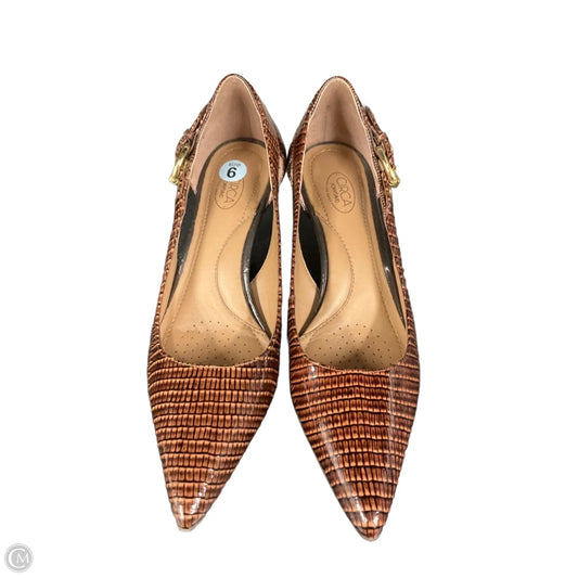 Shoes Heels Kitten By Circa Joan And David In Snakeskin Print, Size: 6