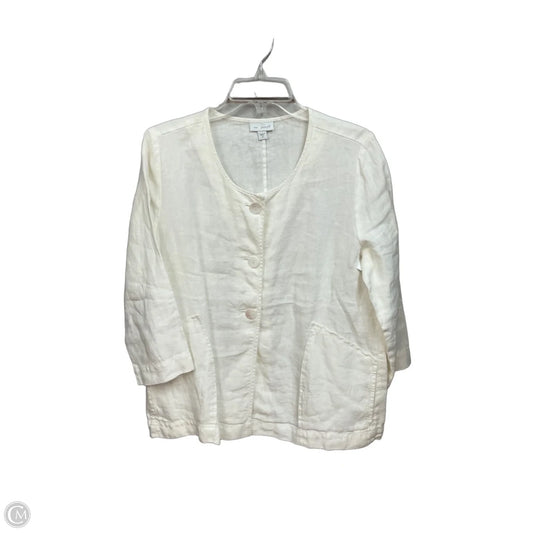 Blouse Long Sleeve By Pure Jill In Cream, Size: M