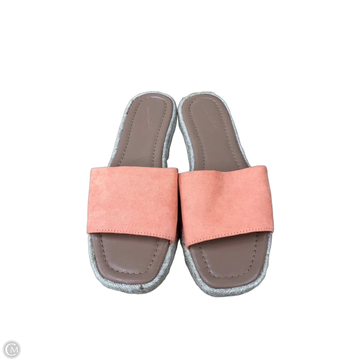 Sandals Flats By Universal Thread In Orange, Size: 7.5