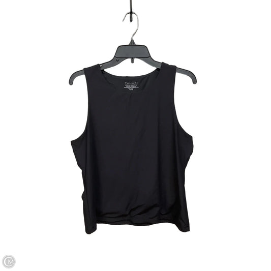Top Sleeveless By Tahari In Black, Size: Xl