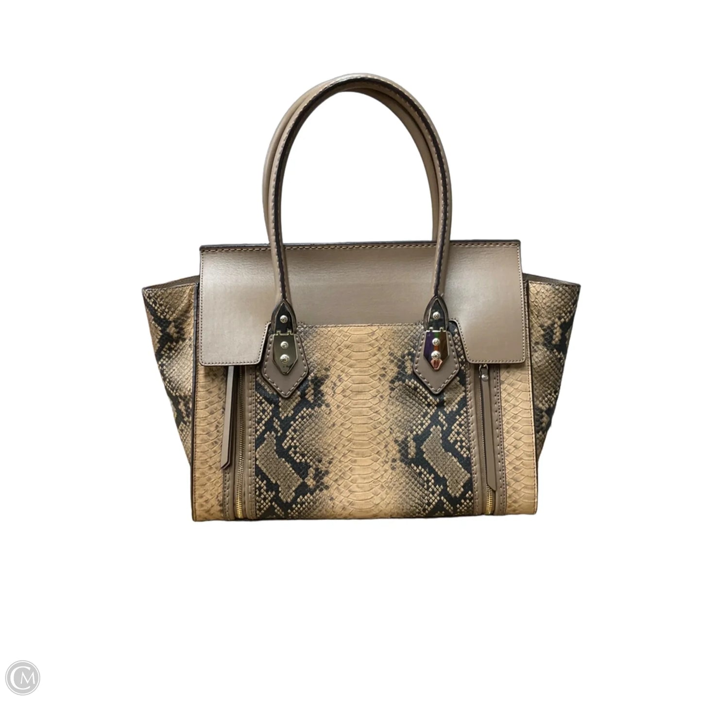 Handbag Leather By Henri Bendel, Size: Large