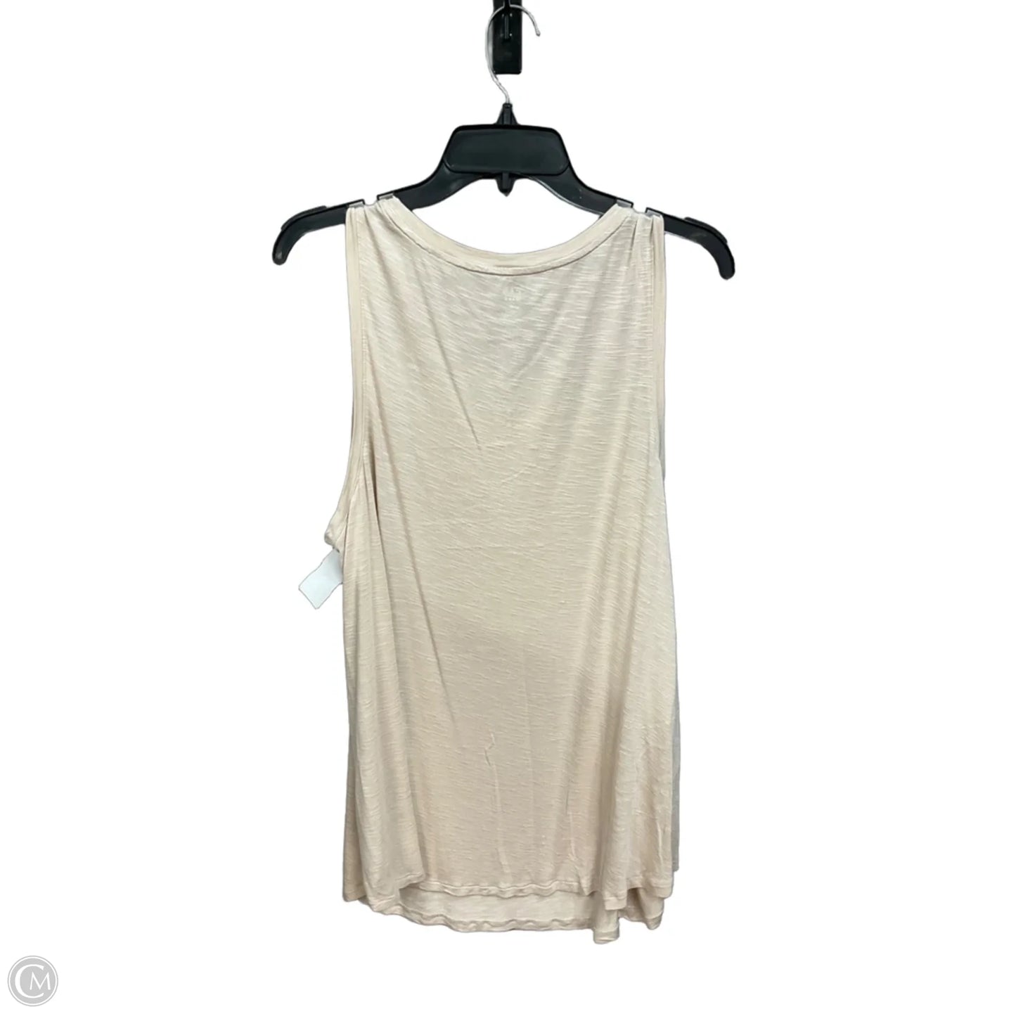 Top Sleeveless By Gap In Beige, Size: Xl