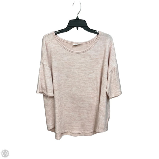 Top Short Sleeve By Gap In Pink, Size: Xl