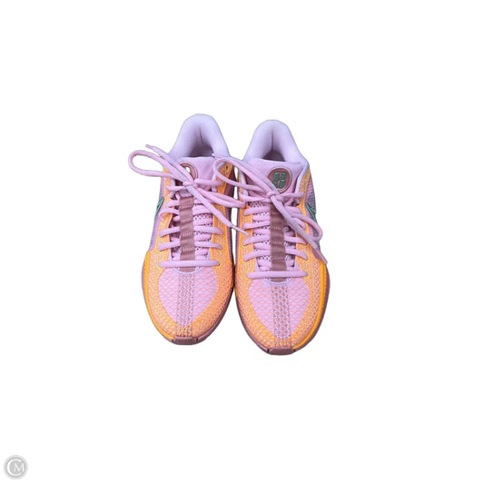 Shoes Athletic By Nike In Orange & Pink, Size: 6