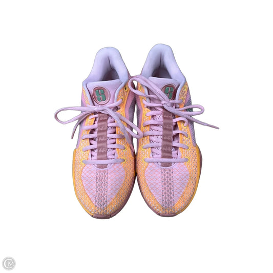Shoes Athletic By Nike In Orange & Pink, Size: 7.5