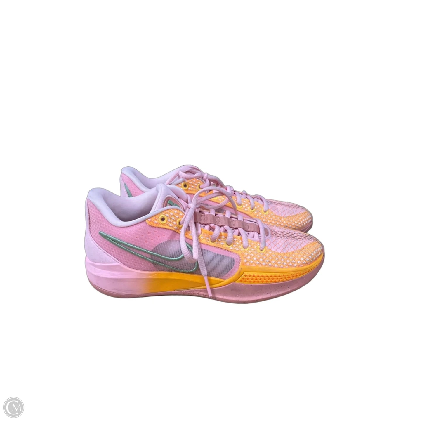 Shoes Athletic By Nike In Orange & Pink, Size: 7.5