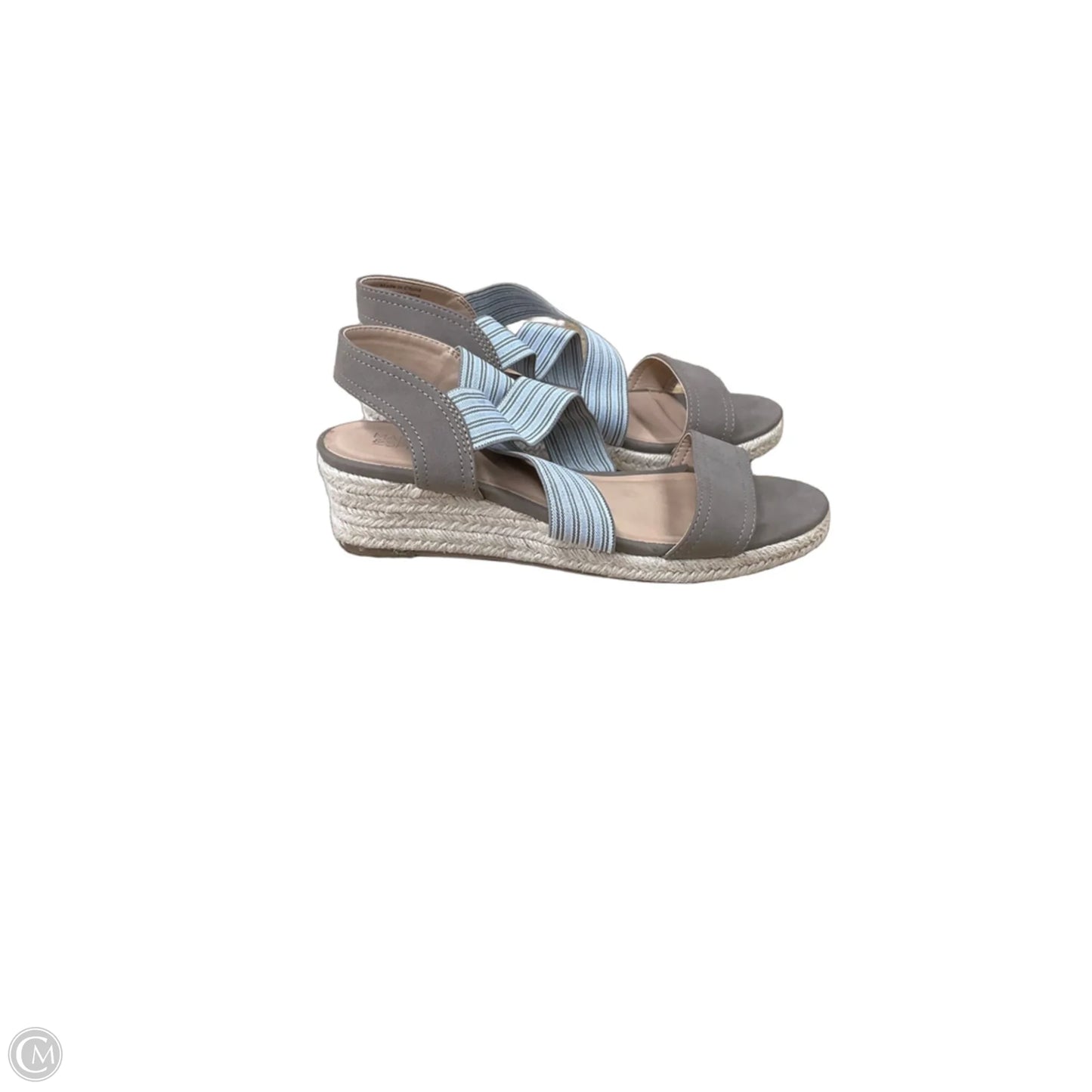 Sandals Heels Wedge By Market & Spruce In Tan, Size: 8