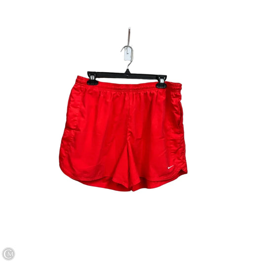 Athletic Shorts By Nike Apparel In Red, Size: Xl