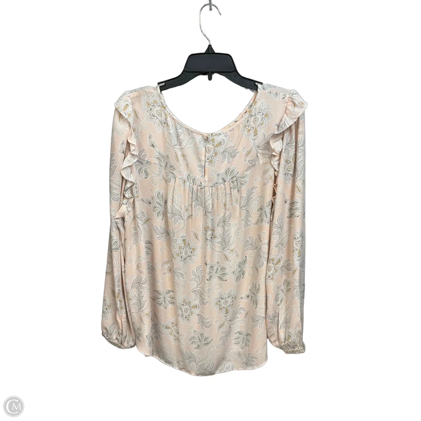 Top Long Sleeve By Loft In Floral Print, Size: Xxl