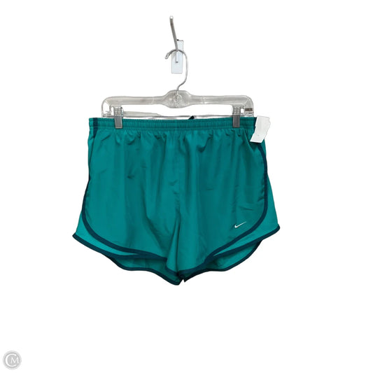 Athletic Shorts By Nike Apparel In Teal, Size: Xl
