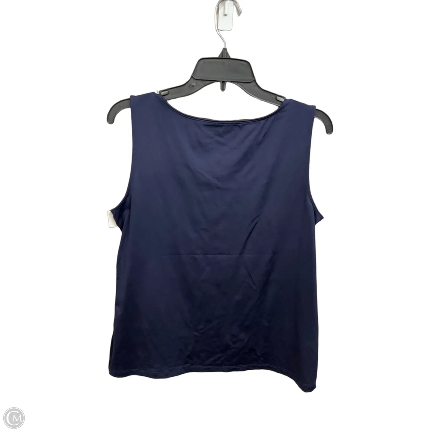 Top Sleeveless By Charter Club In Navy, Size: L