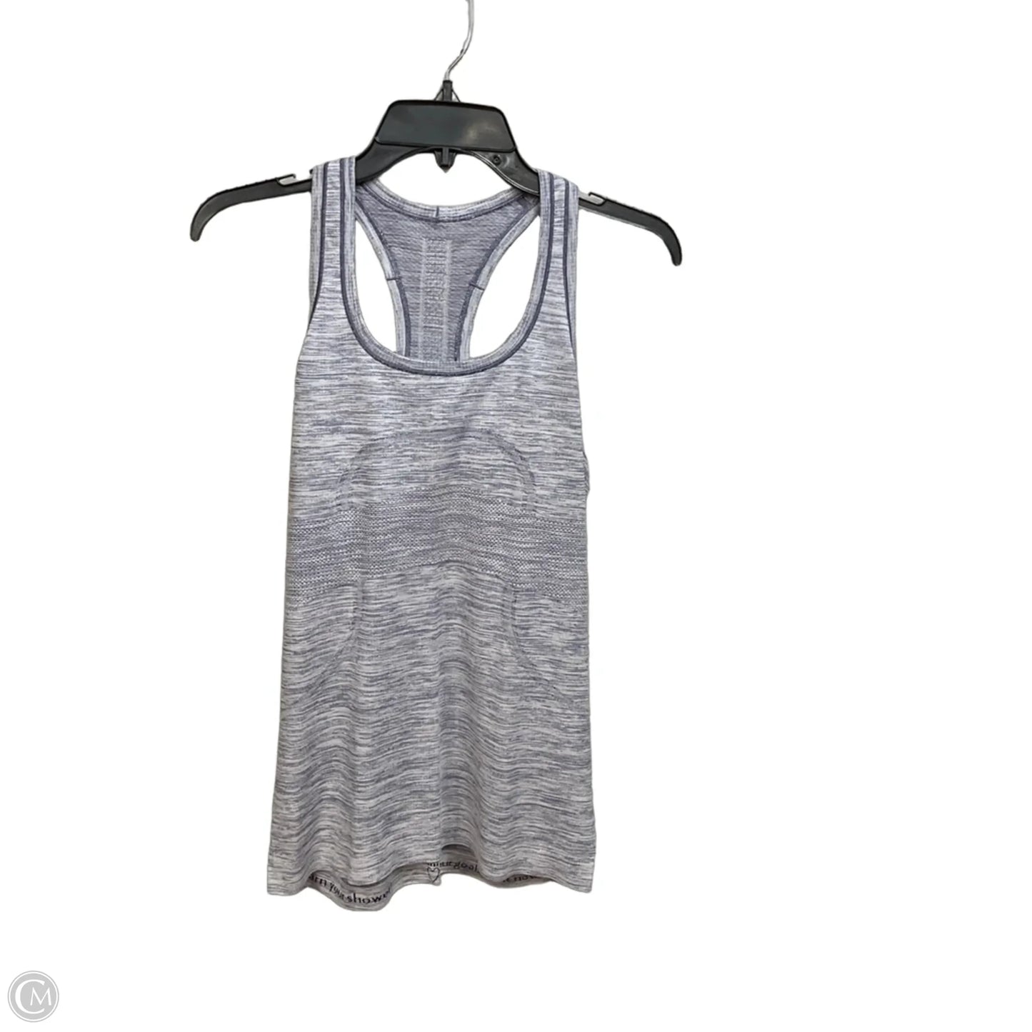 Athletic Tank Top By Lululemon In Blue & White, Size: M
