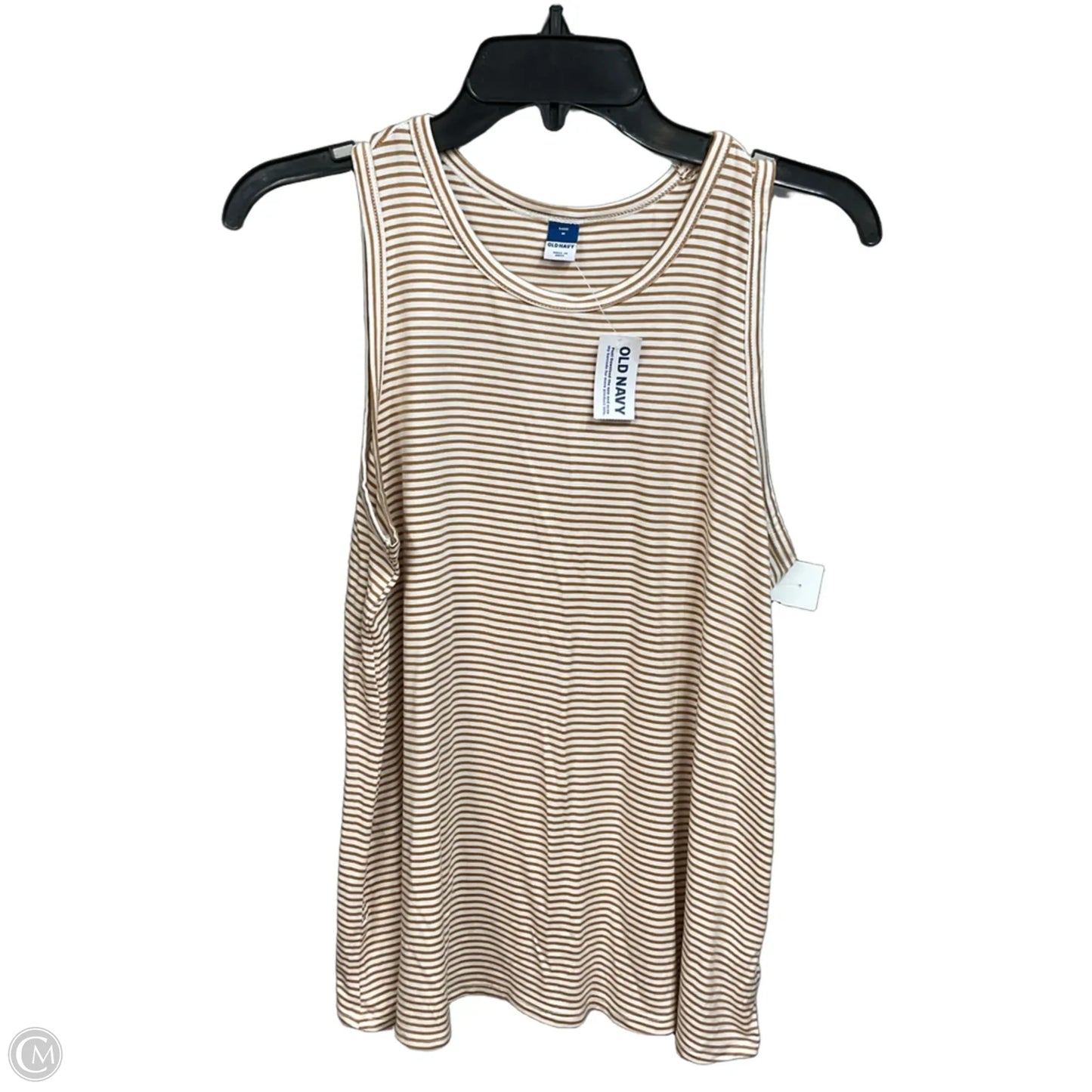 Top Sleeveless By Old Navy In Striped Pattern, Size: M