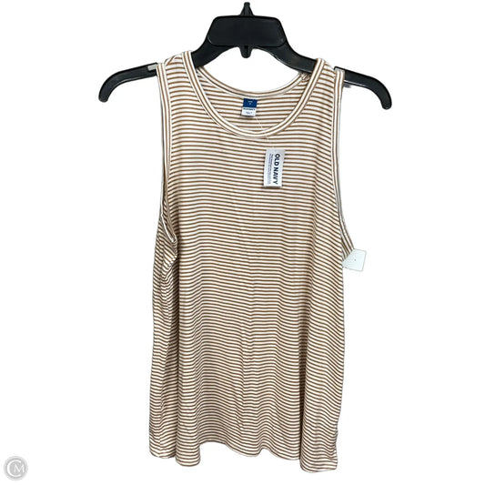 Top Sleeveless By Old Navy In Striped Pattern, Size: M