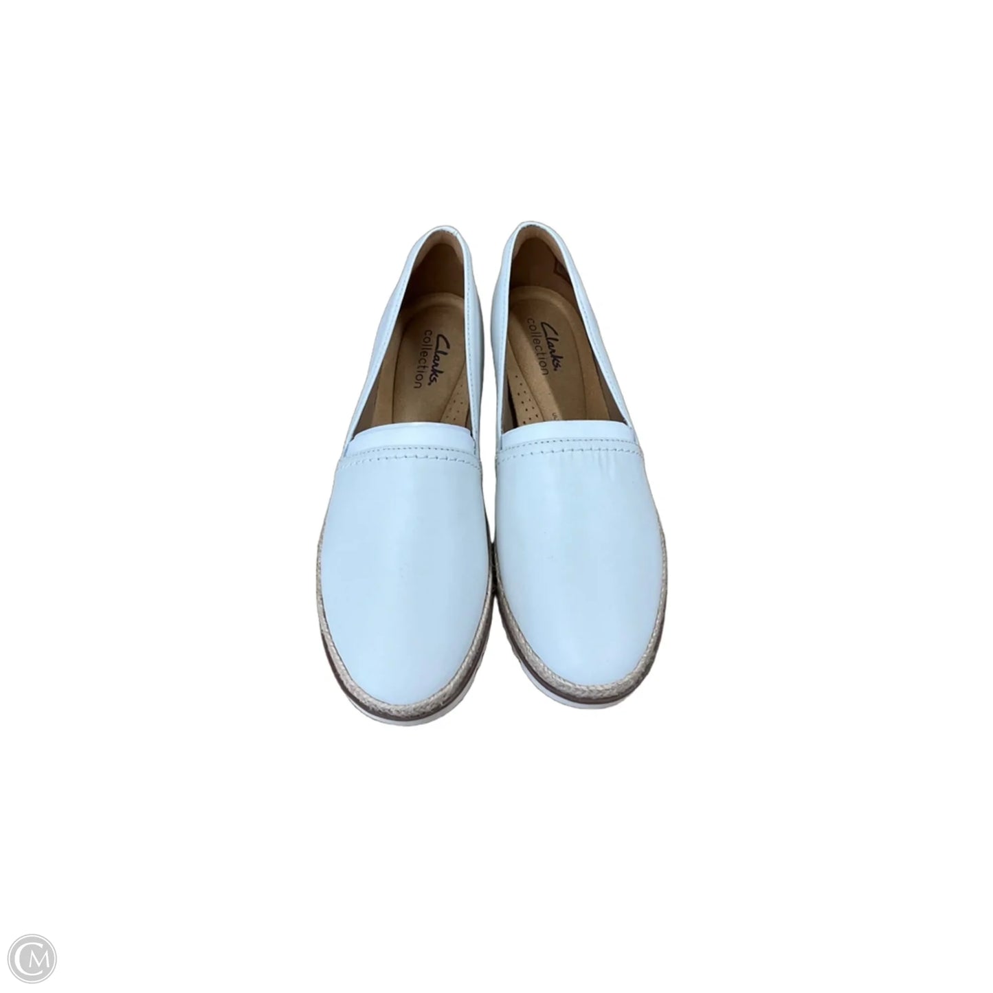 Shoes Flats By Clarks In Cream, Size: 8