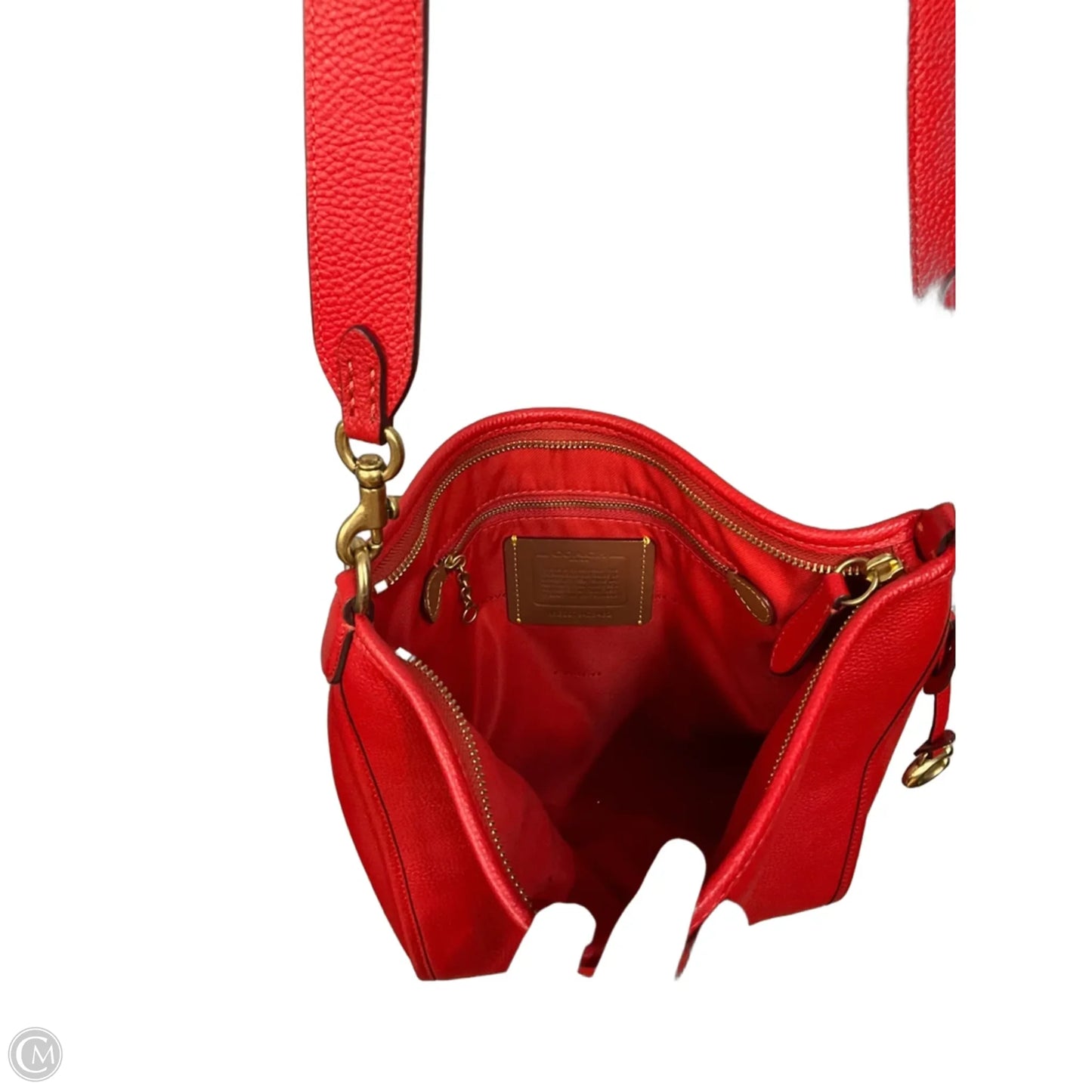 Crossbody Designer By Coach, Size: Medium