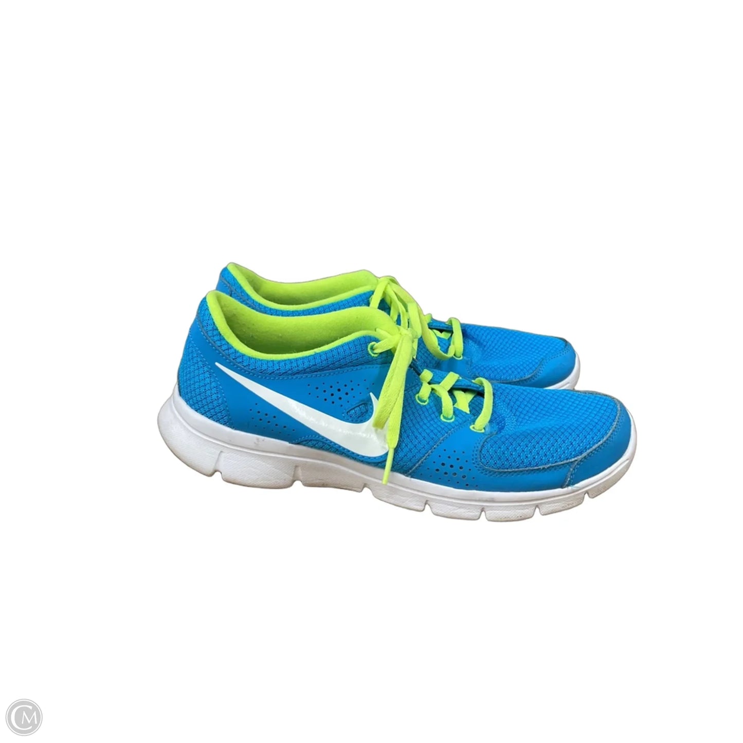 Shoes Athletic By Nike In Blue & Yellow, Size: 10
