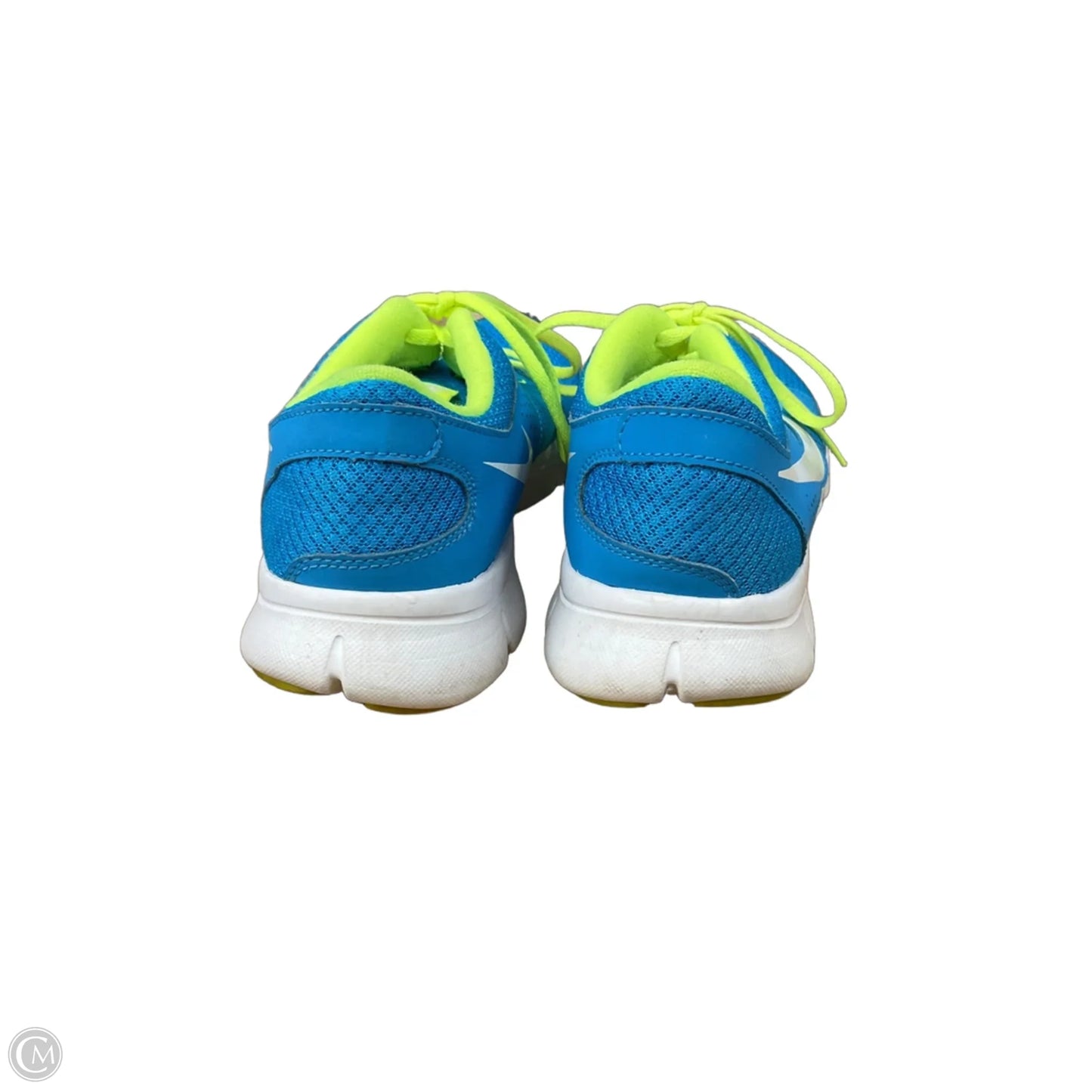 Shoes Athletic By Nike In Blue & Yellow, Size: 10