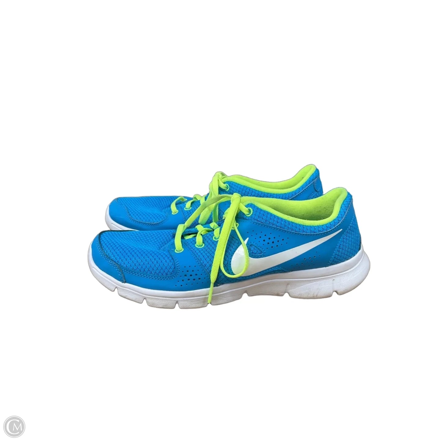 Shoes Athletic By Nike In Blue & Yellow, Size: 10