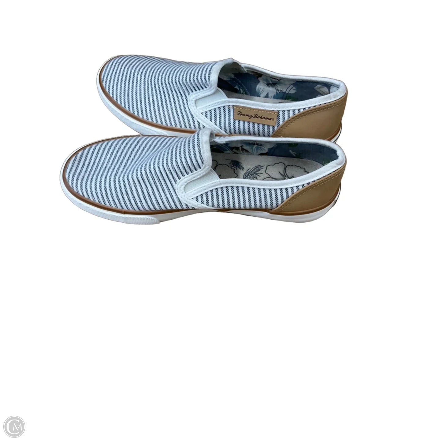 Shoes Sneakers By Tommy Bahama In Striped Pattern, Size: 6