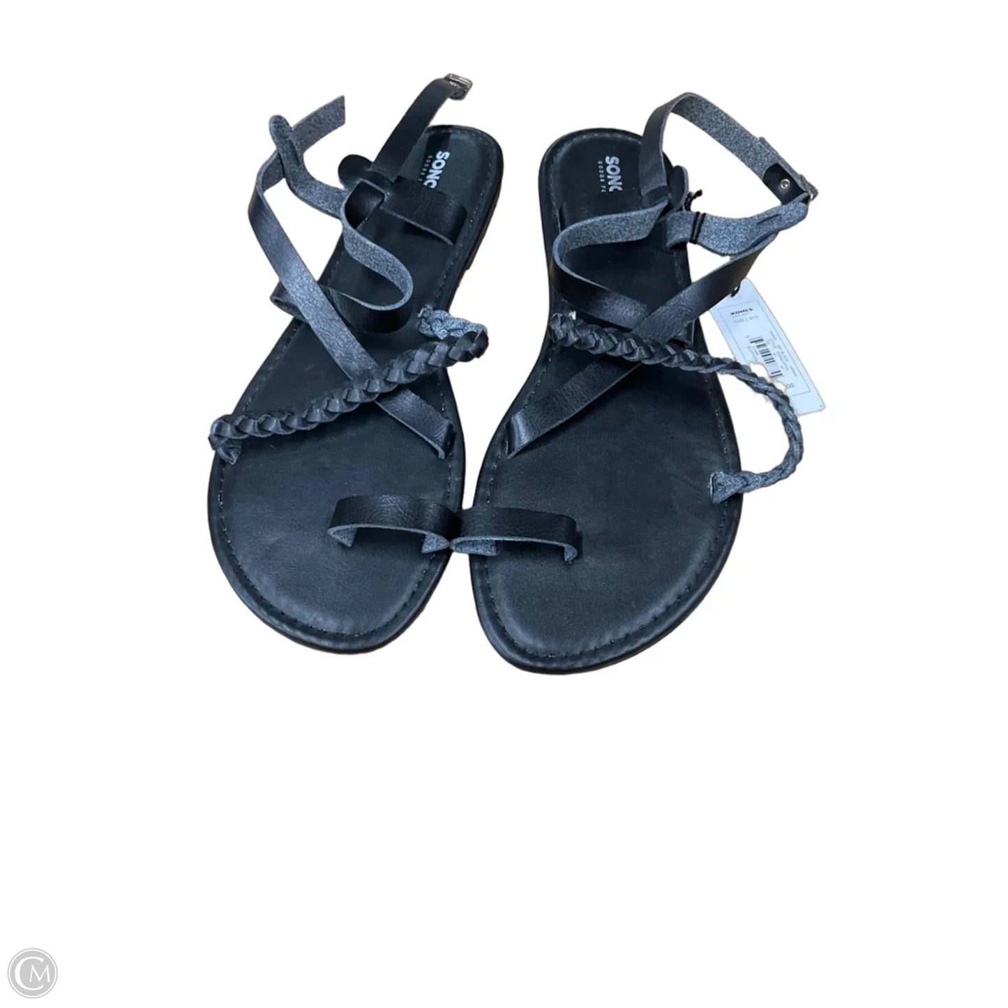 Sandals Flats By Sonoma In Black, Size: 9.5
