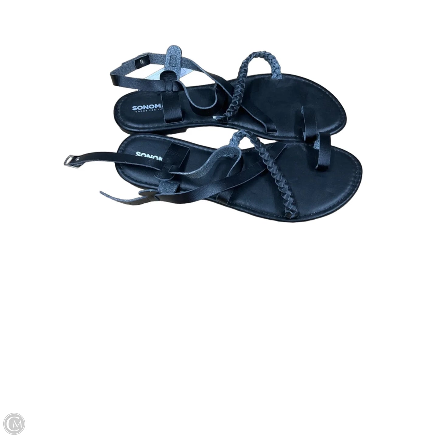 Sandals Flats By Sonoma In Black, Size: 9.5