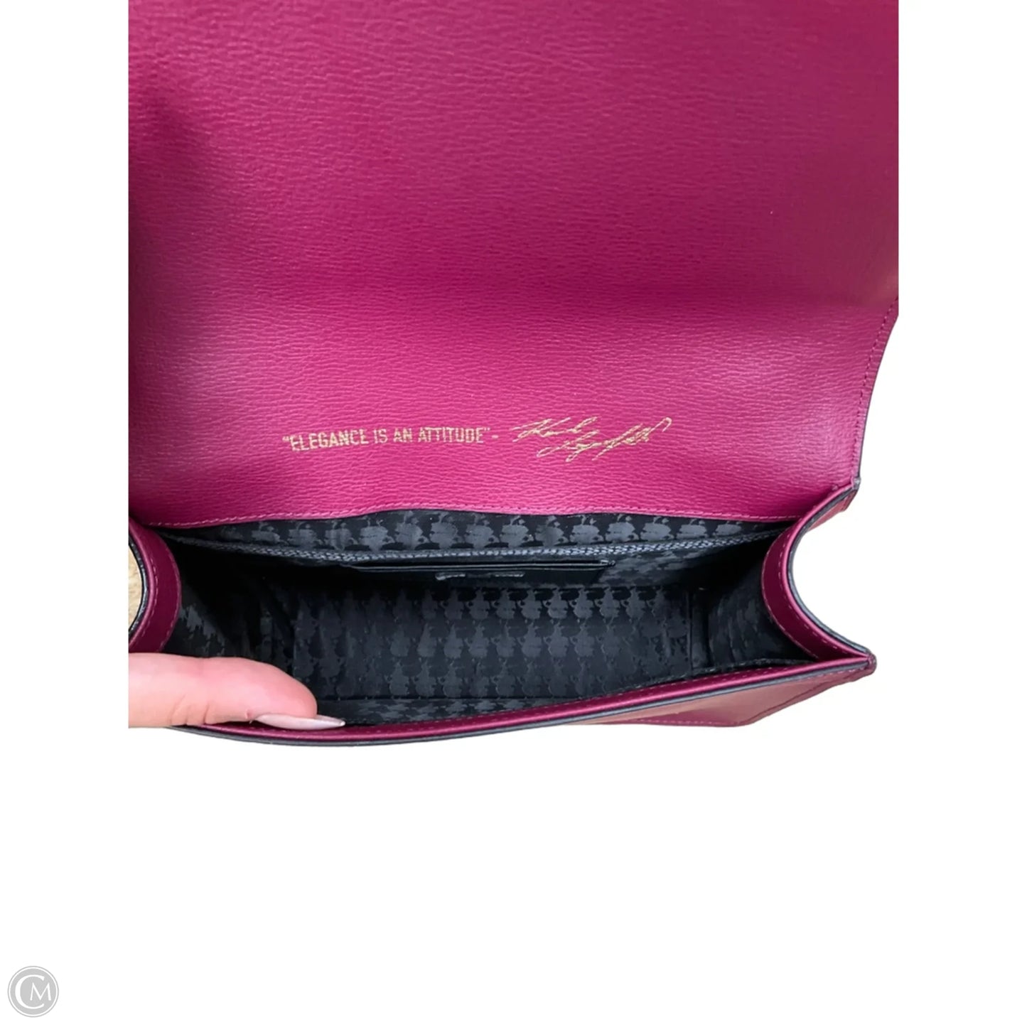 Crossbody Designer By Karl Lagerfeld, Size: Medium