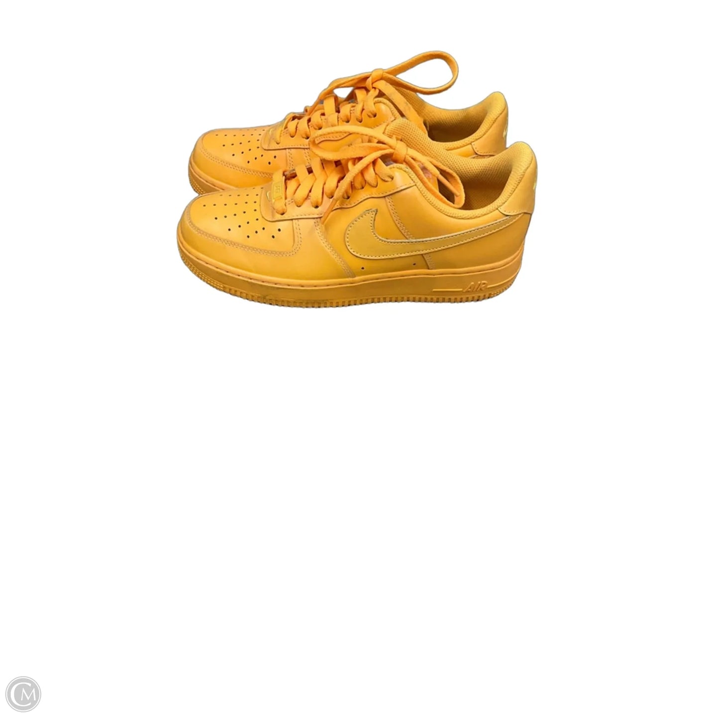 Shoes Athletic By Nike In Yellow, Size: 9
