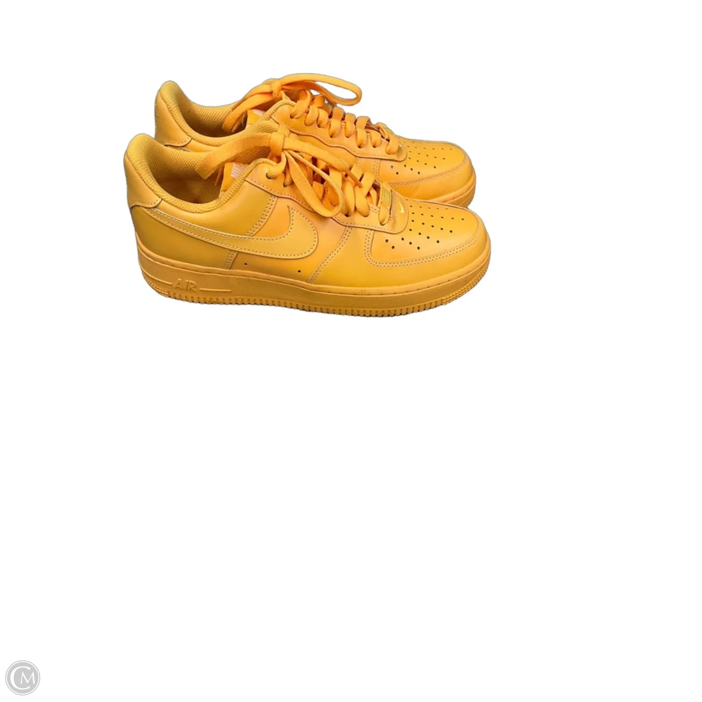 Shoes Athletic By Nike In Yellow, Size: 9