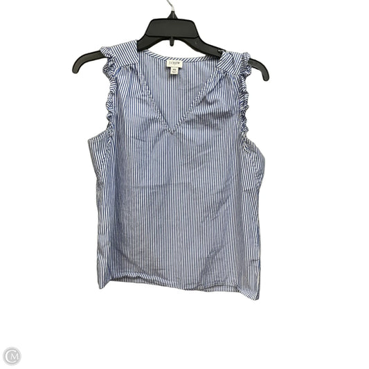 Top Sleeveless By J. Crew In Striped Pattern, Size: Xs