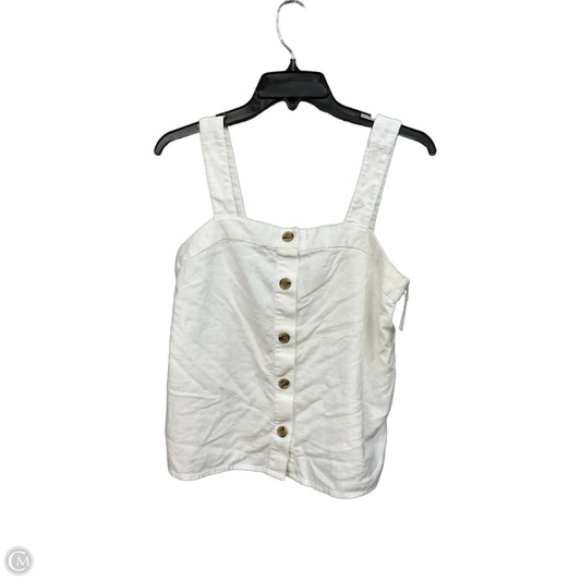 Top Sleeveless By J. Crew In White, Size: Xs