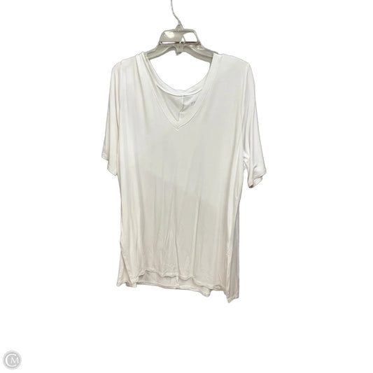 Top Short Sleeve By Torrid In White, Size: 3x