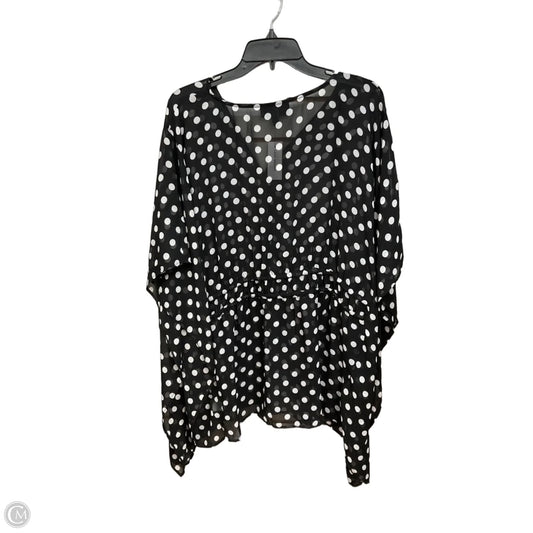 Top Short Sleeve By Lane Bryant In Polkadot Pattern, Size: 3x
