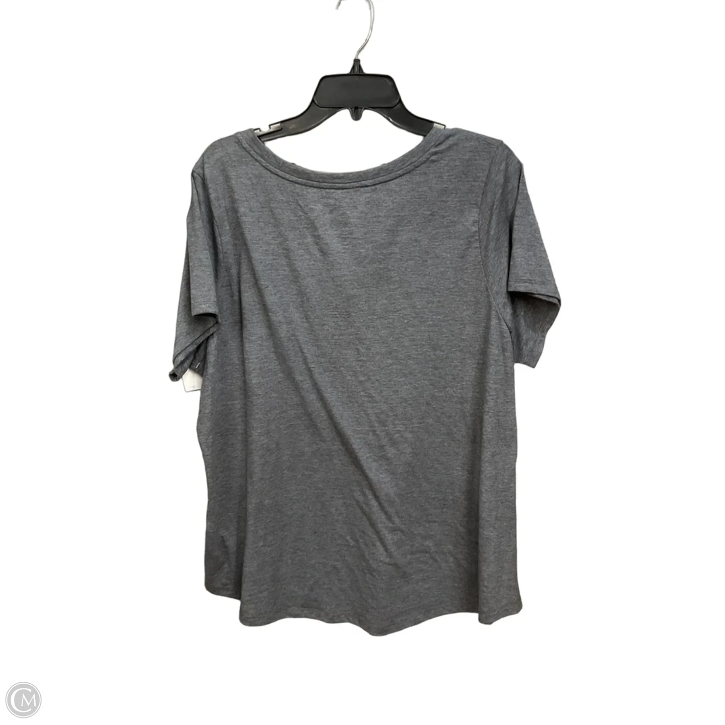 Top Short Sleeve Basic By Torrid In Grey, Size: 3x