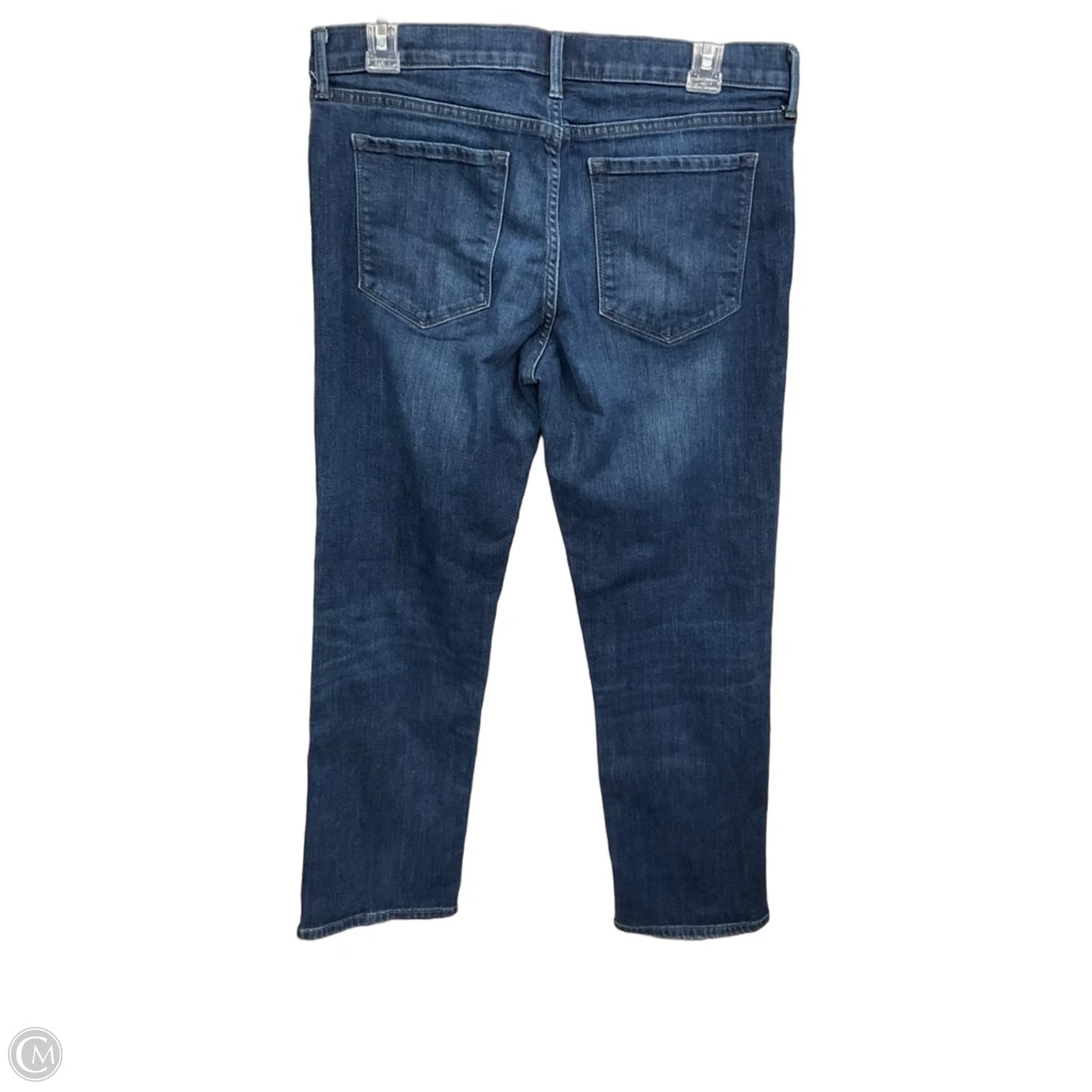 Jeans Straight By Banana Republic In Blue Denim, Size: 8