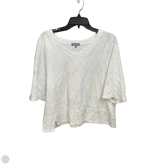 Top Short Sleeve By Habitat In White, Size: Xl